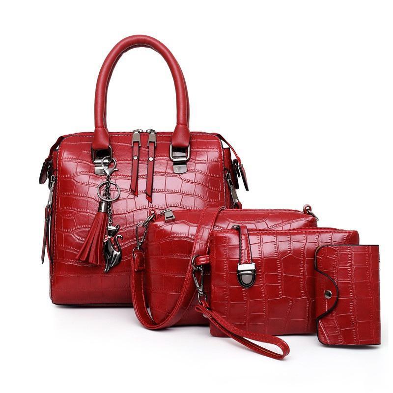 Aveline™ | 4-Piece Leather Bag Set