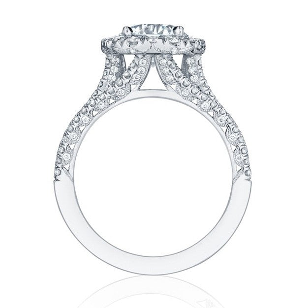 3.25ct Round Cut Sterling Silver Halo Triple Band Engagement Ring Shineofidamond