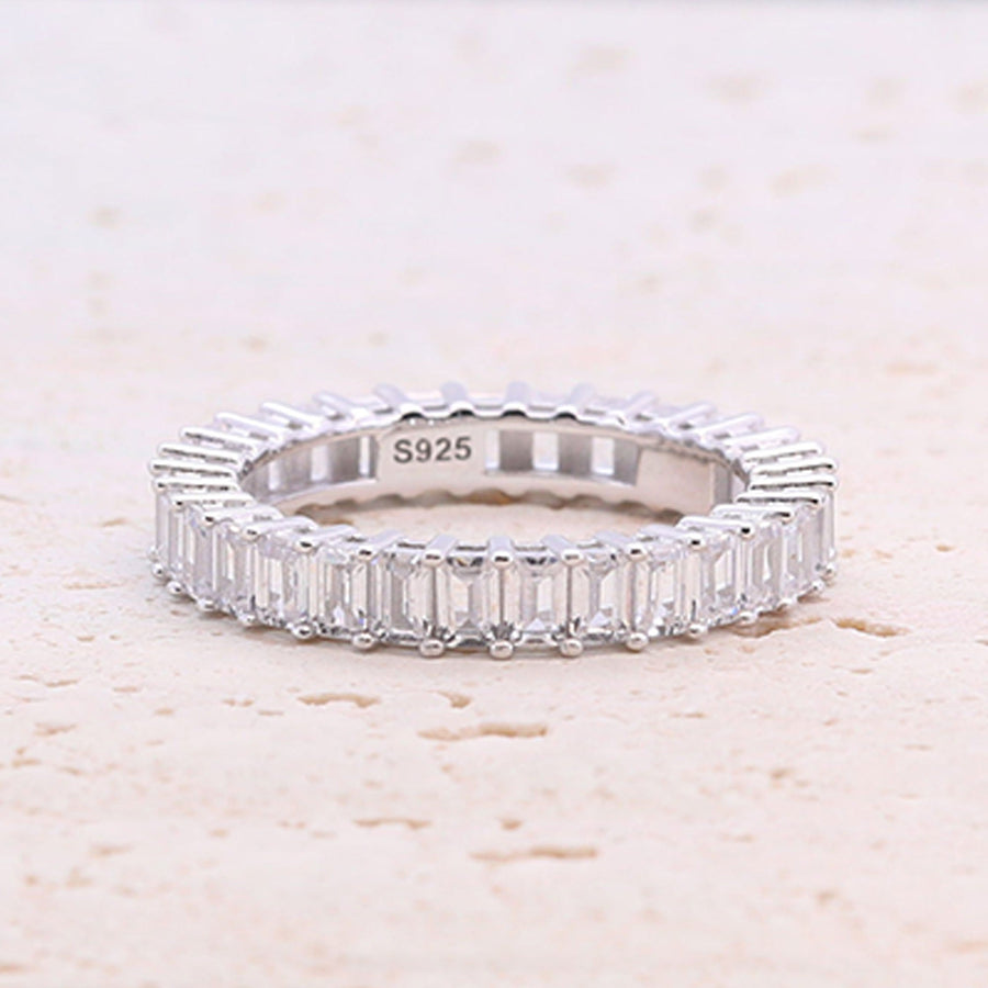 4.0ct Pear Cut Blue Gemstone Engagement ring with Eternity Band shine of diamond