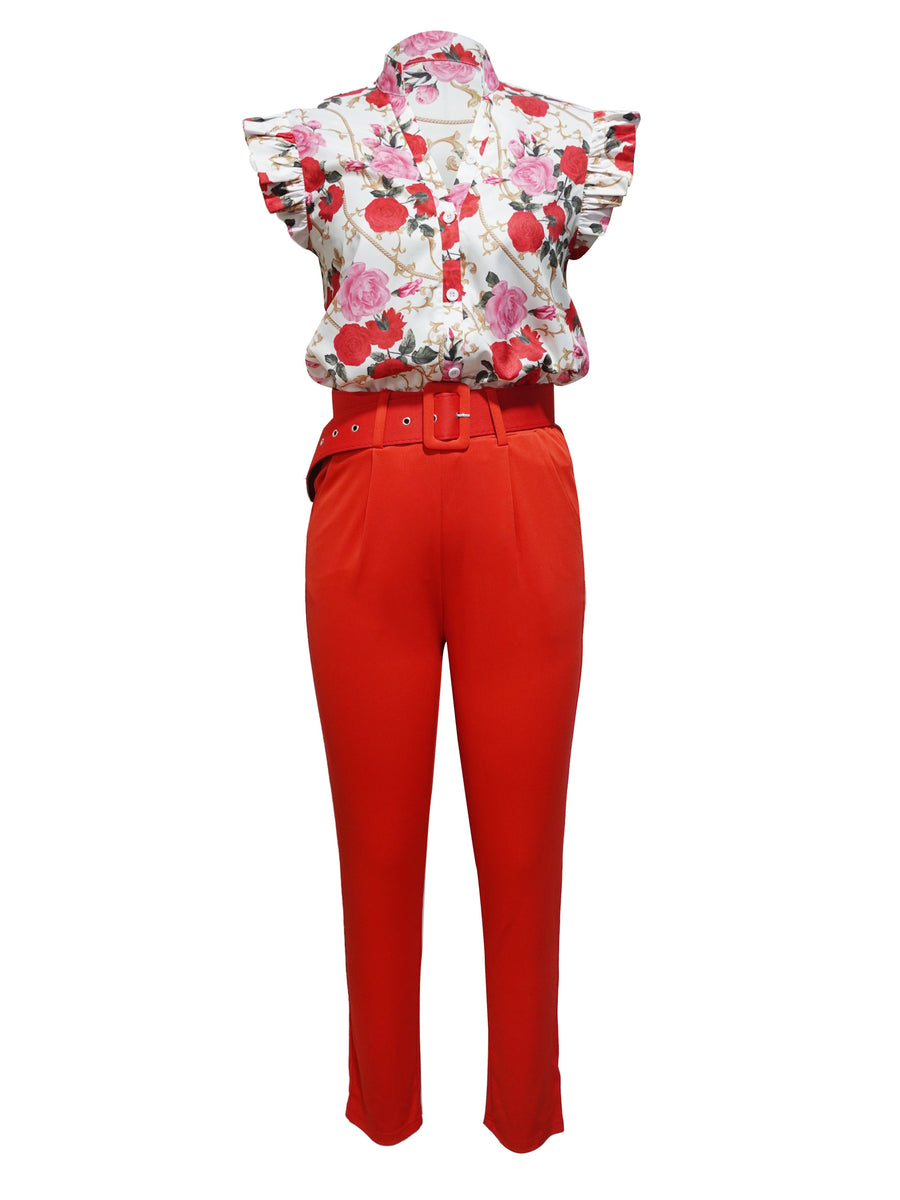 Willow™ | Stylish Ruffle-Sleeve Set