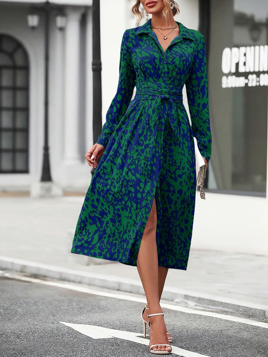 Zafira™ | Geometric Shirt Dress