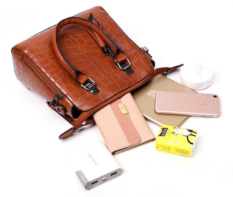 Aveline™ | 4-Piece Leather Bag Set