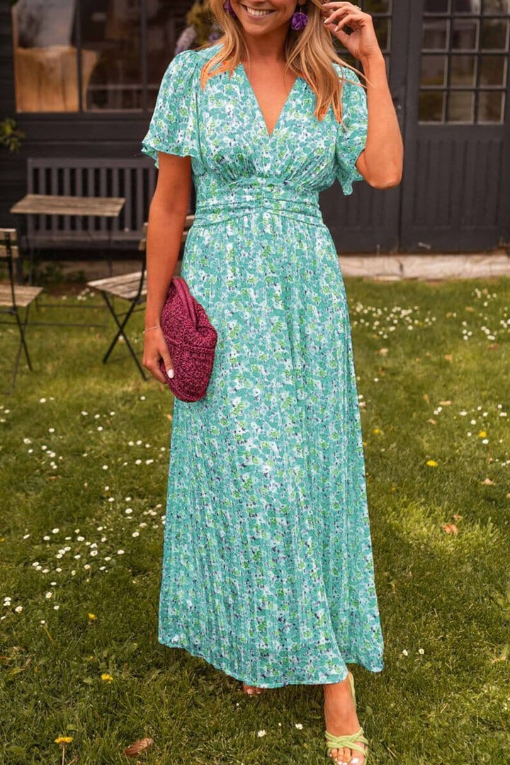 Harper™ | Elegant V-Neck Dress
