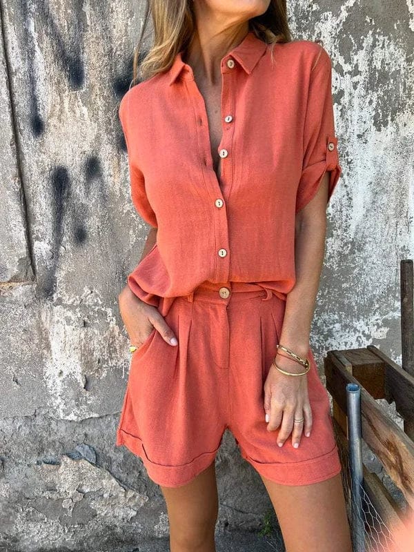 Eleanor™ | Two-Piece Linen Blend Set