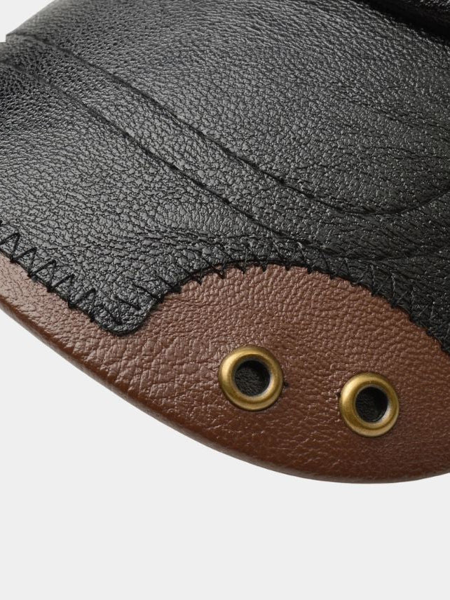 Rustic Laro Leather Cap  - CAAYWORLD CAAYWORLD