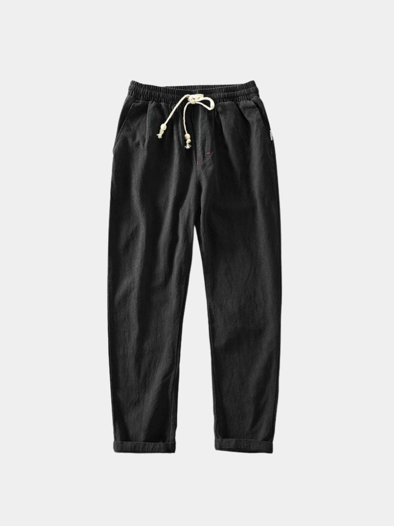Azure Coast Linen Trousers - CAAYWORLD CAAYWORLD