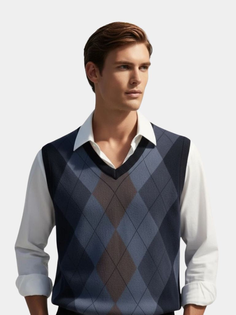 Academic Essential Knit Vest - CAAYWORLD CAAYWORLD