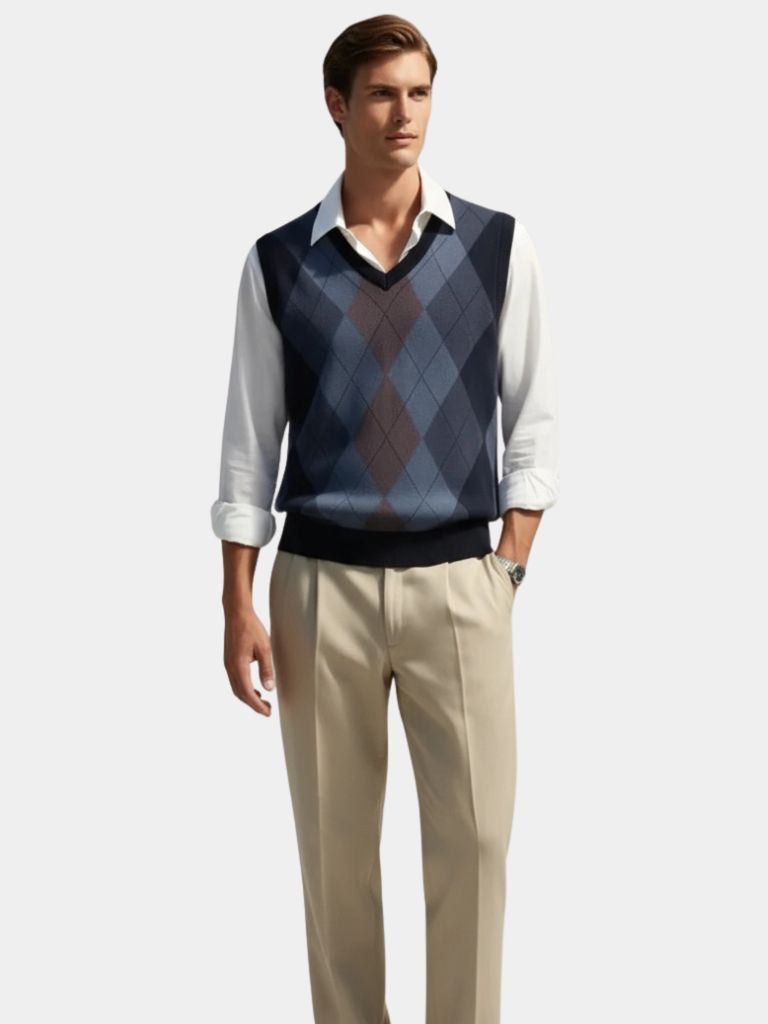 Academic Essential Knit Vest - CAAYWORLD CAAYWORLD