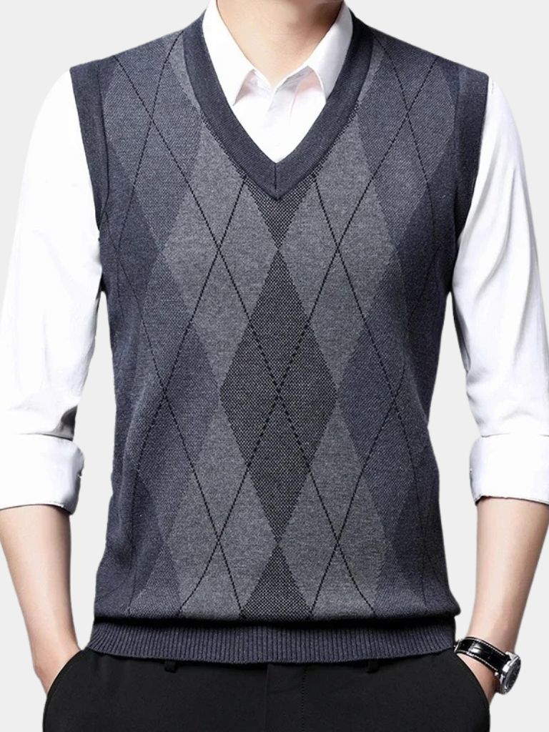 Academic Essential Knit Vest - CAAYWORLD CAAYWORLD