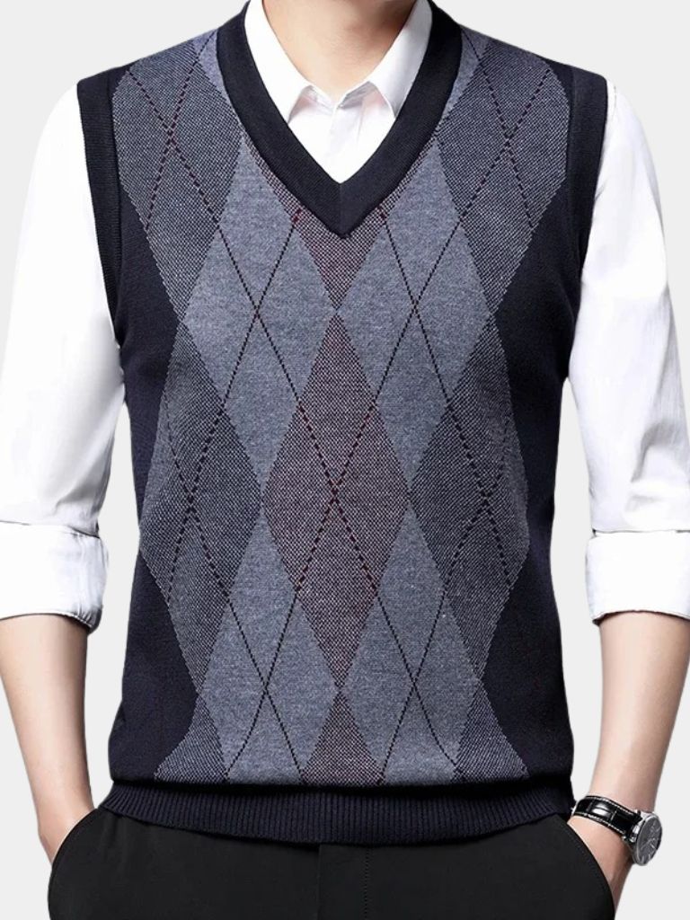 Academic Essential Knit Vest - CAAYWORLD CAAYWORLD