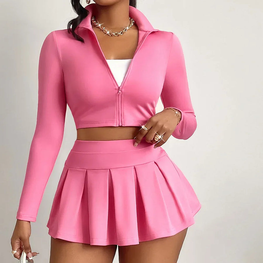 Active Skirt & Top - Two-Piece Set CAAYWORLD