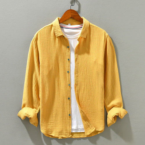 Aegean Crinkle Cotton - Shirt CAAYWORLD MEN