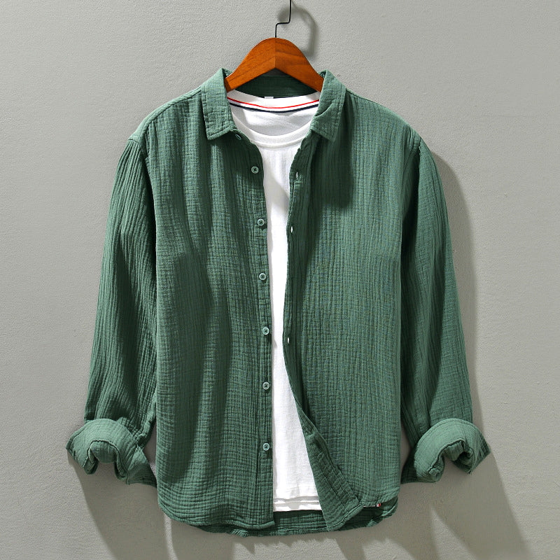 Aegean Crinkle Cotton - Shirt CAAYWORLD MEN
