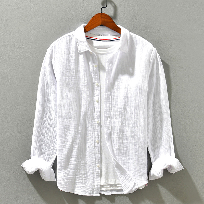Aegean Crinkle Cotton - Shirt CAAYWORLD MEN