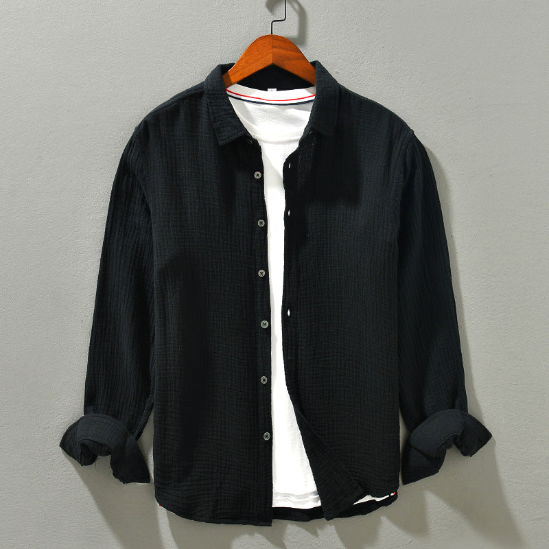 Aegean Crinkle Cotton - Shirt CAAYWORLD MEN