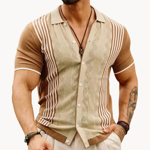 Alabaster Full-Placket - Polo CAAYWORLD