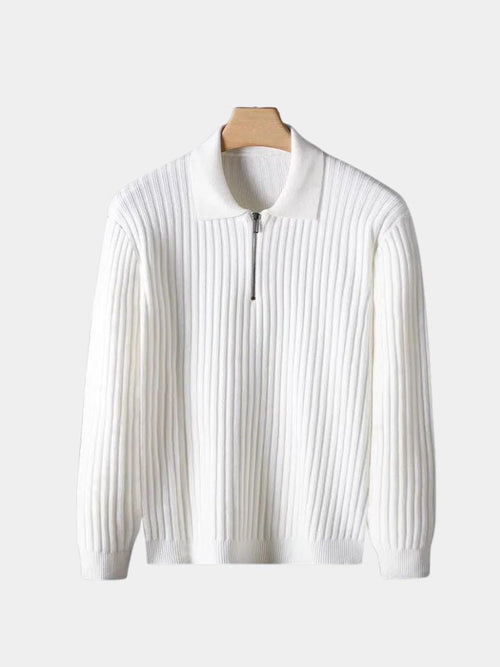 Alpine Riviera Knit Polo Pullover - CAAYWORLD CAAYWORLD