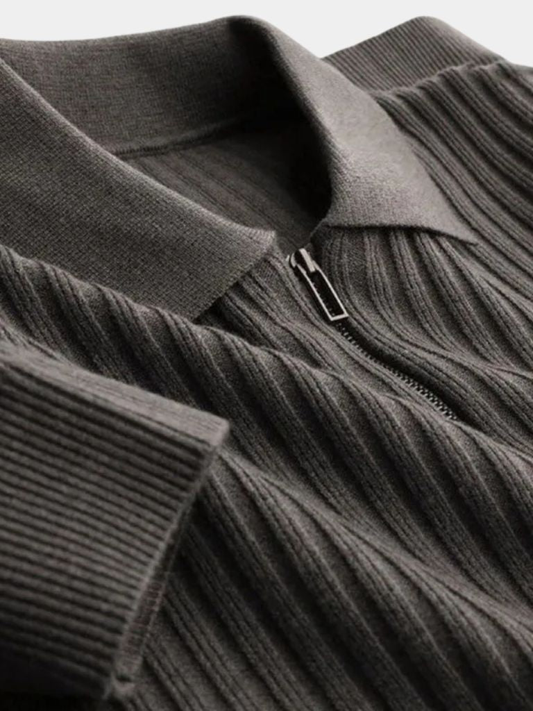 Alpine Riviera Knit Polo Pullover - CAAYWORLD CAAYWORLD