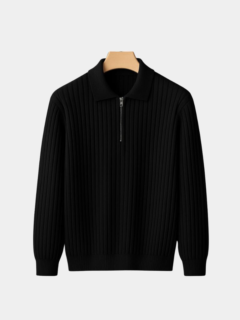 Alpine Riviera Knit Polo Pullover - CAAYWORLD CAAYWORLD