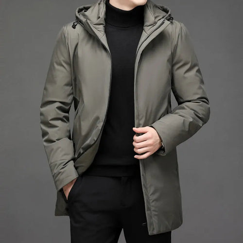 Alpine Wool-Blend Longline - Coat CAAYWORLD MEN