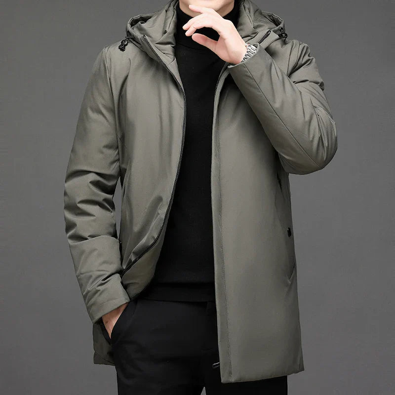 Alpine Wool-Blend Longline - Coat CAAYWORLD MEN