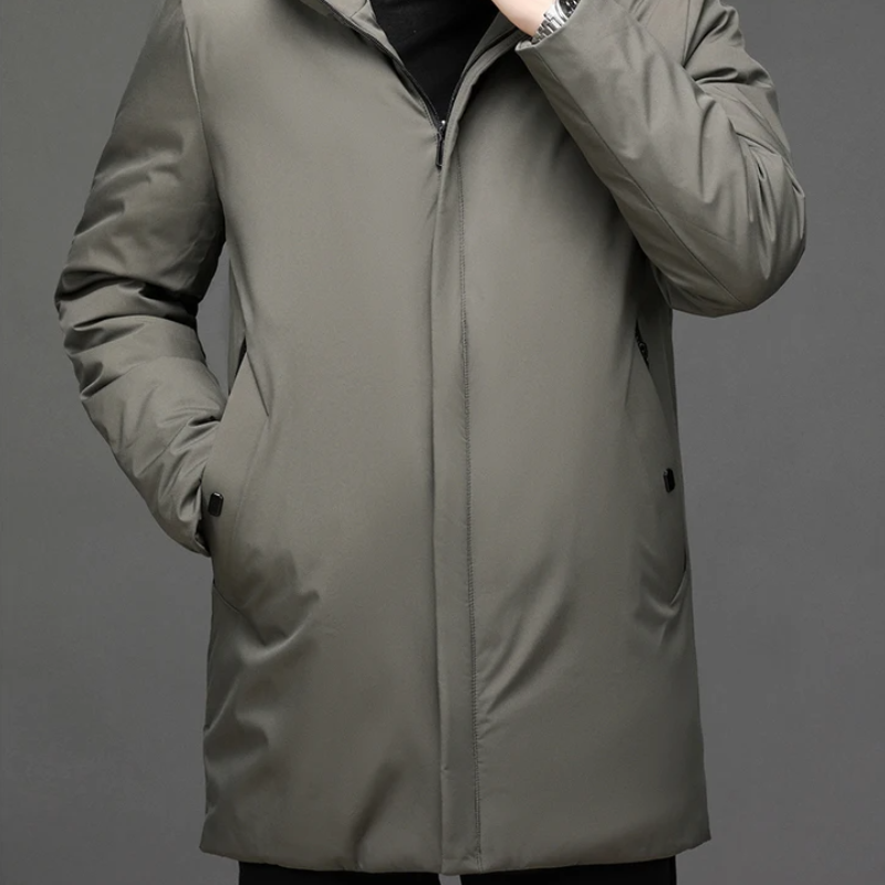Alpine Wool-Blend Longline - Coat CAAYWORLD MEN