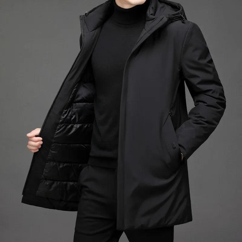 Alpine Wool-Blend Longline - Coat CAAYWORLD MEN