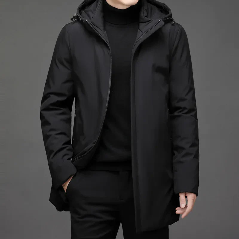 Alpine Wool-Blend Longline - Coat CAAYWORLD MEN