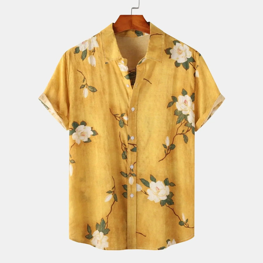 Amalfi Floral Print - Shirt CAAYWORLD MEN
