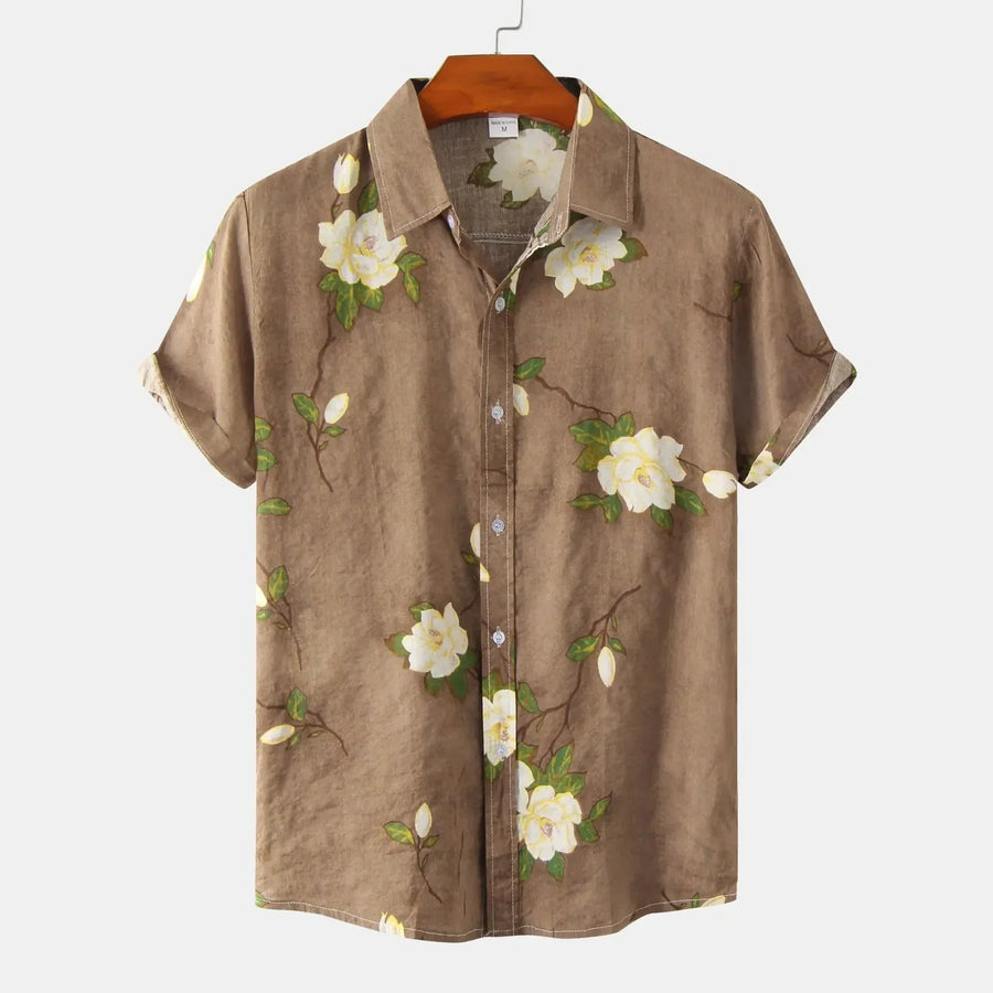 Amalfi Floral Print - Shirt CAAYWORLD MEN