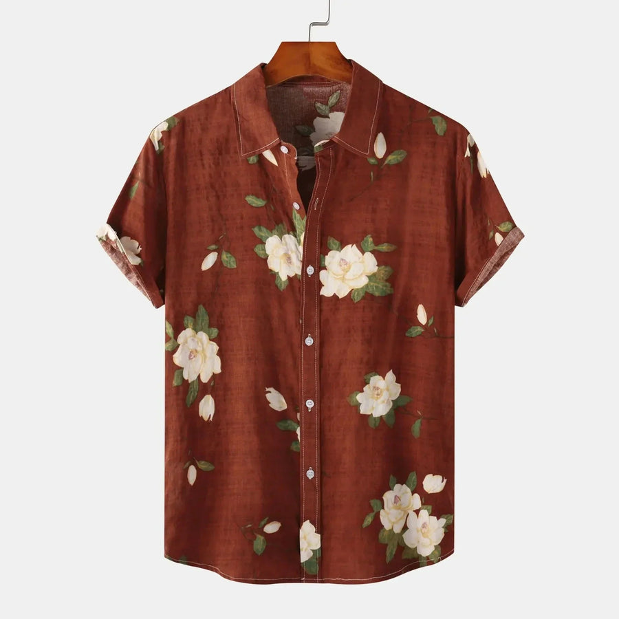 Amalfi Floral Print - Shirt CAAYWORLD MEN