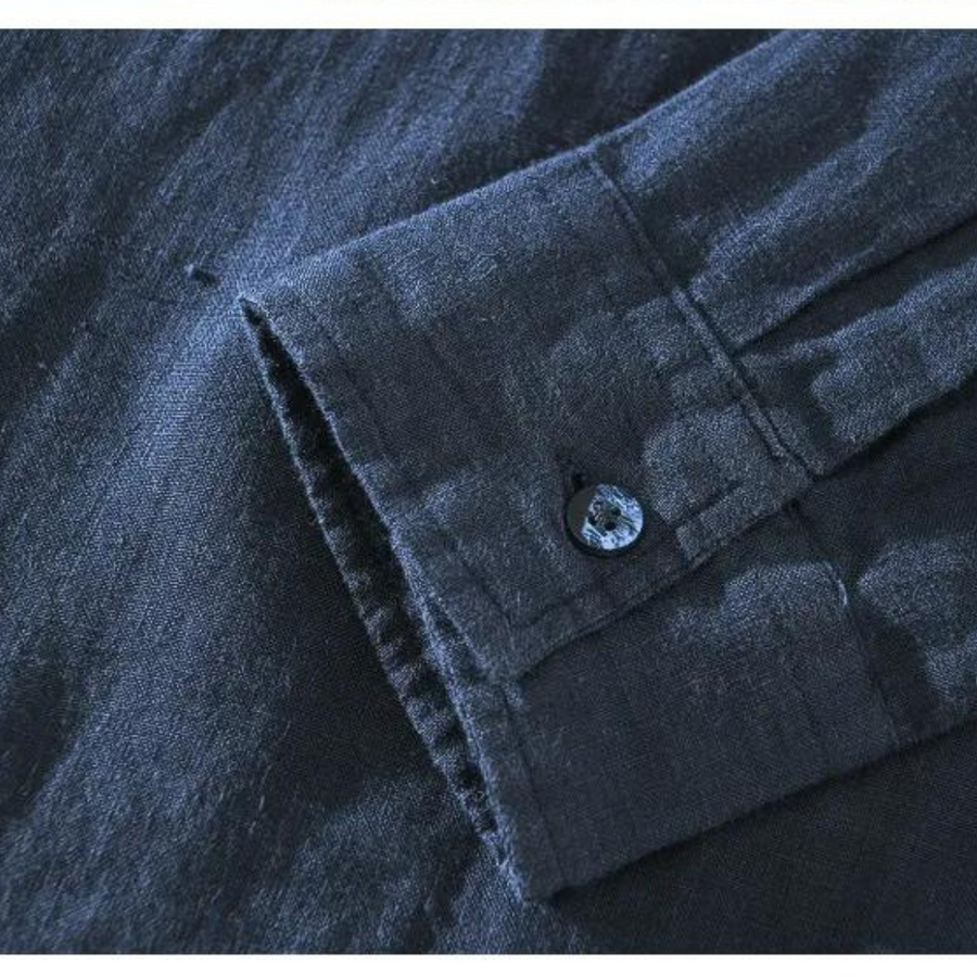 Amalfi Linen Popover - Shirt CAAYWORLD MEN