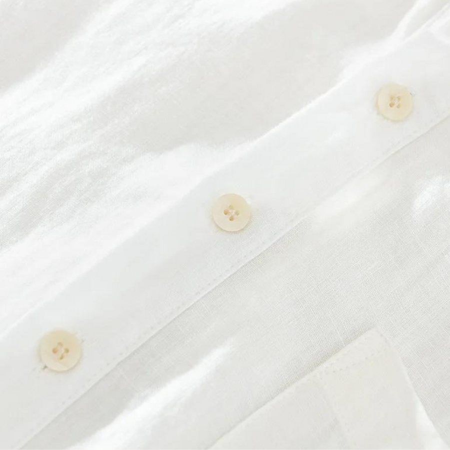 Amalfi Linen Popover - Shirt CAAYWORLD MEN