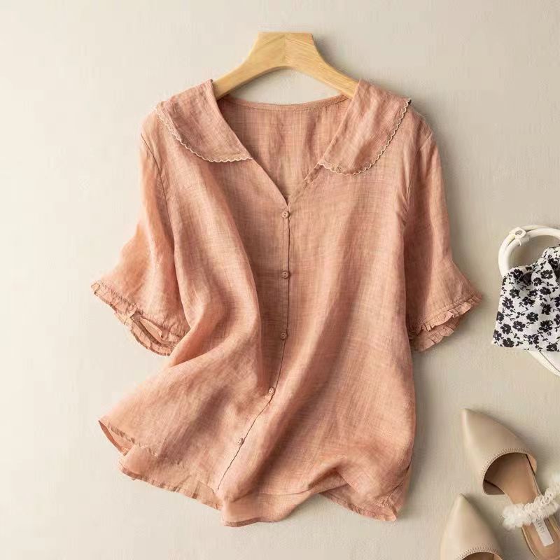 Aria Linen - Blouse CAAYWORLD