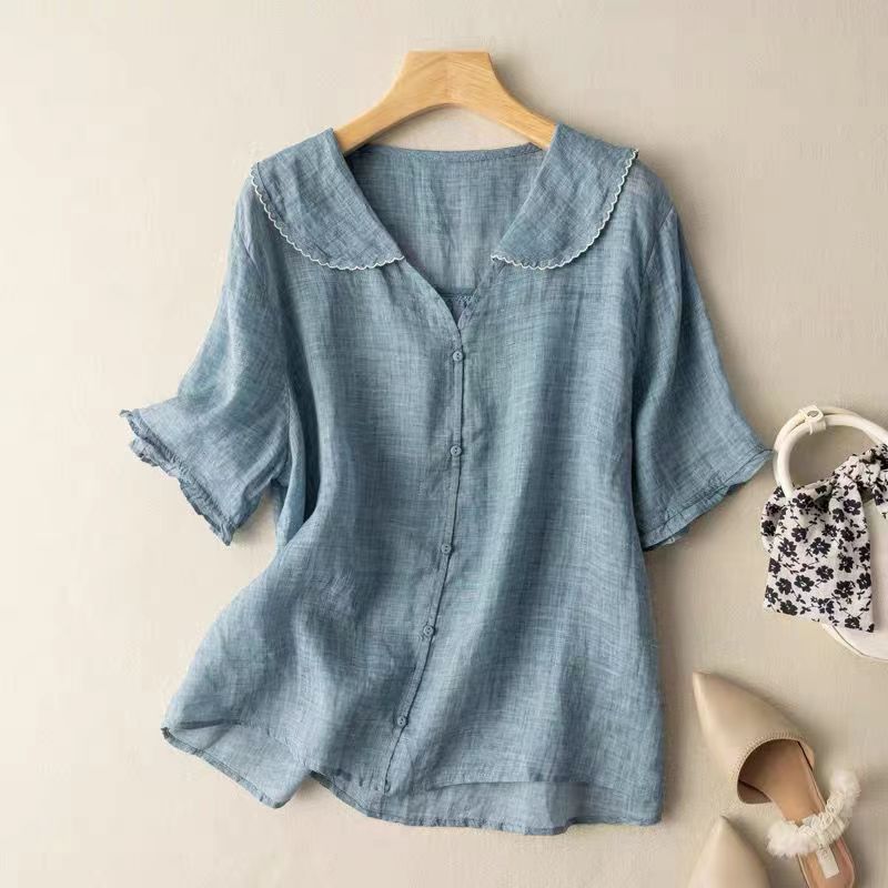 Aria Linen - Blouse CAAYWORLD