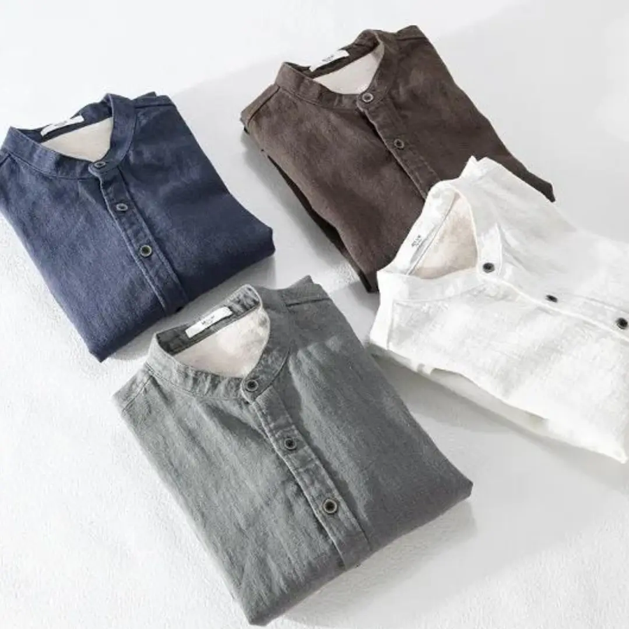 Artisan Linen Long Sleeve - Shirt CAAYWORLD