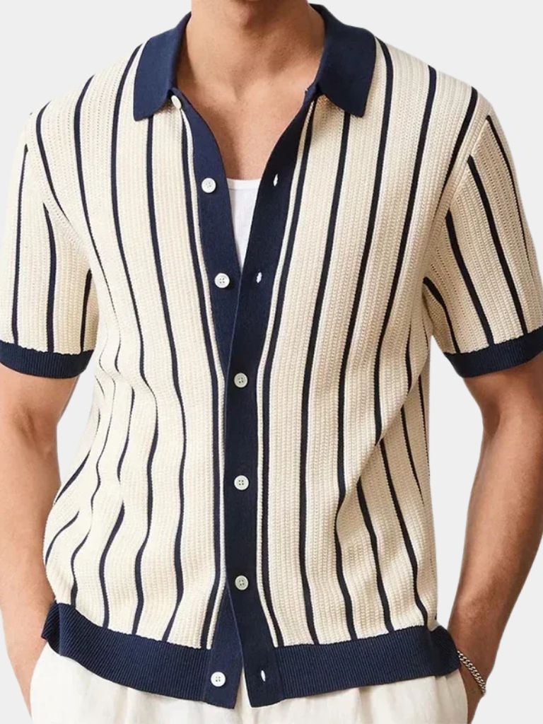 Atlantic Frame Knit Polo – CAAYWORLD CAAYWORLD
