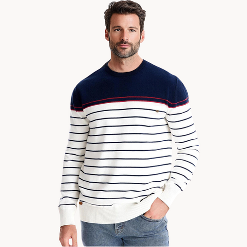 Atlantic Stripe Cotton - Sweater CAAYWORLD MEN