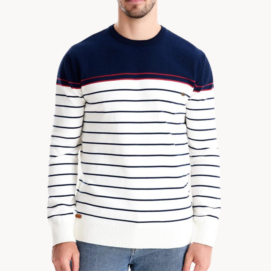 Atlantic Stripe Cotton - Sweater CAAYWORLD MEN