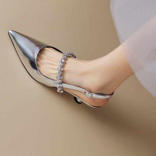 Aurora Rhinestone - Kitten Heels CAAYWORLD