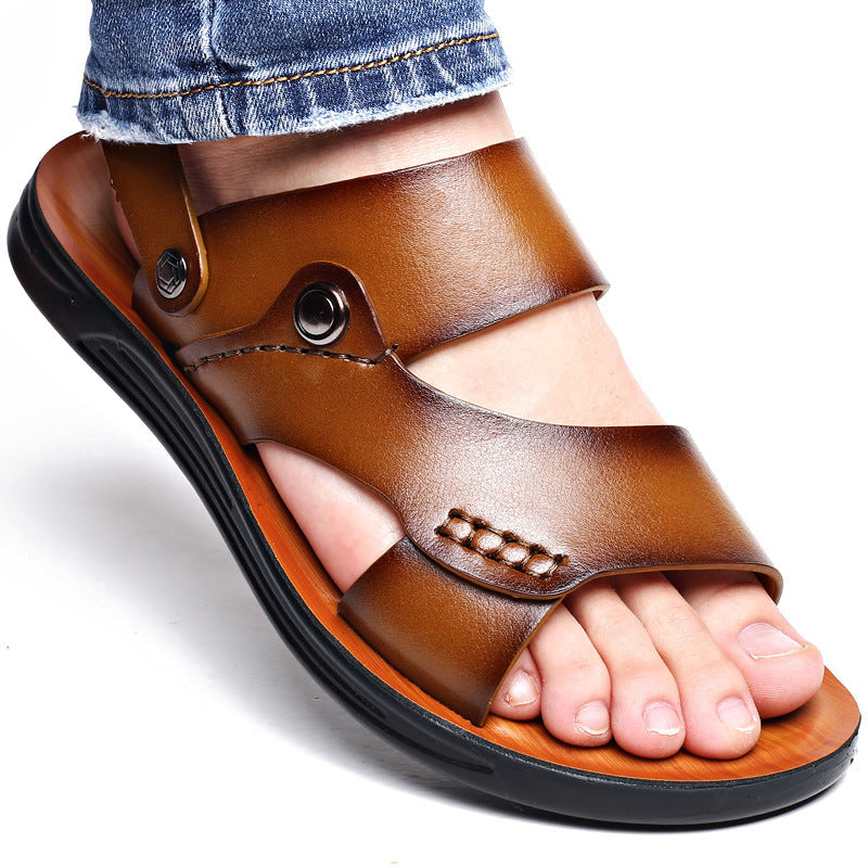 Avenwood Leather Strappy - Sandals CAAYWORLD MEN