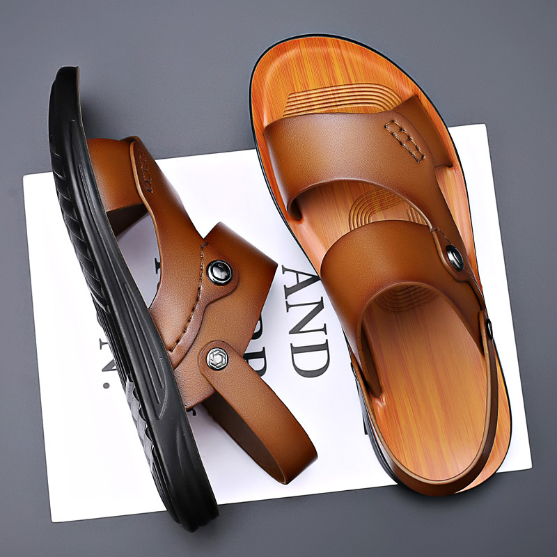 Avenwood Leather Strappy - Sandals CAAYWORLD MEN
