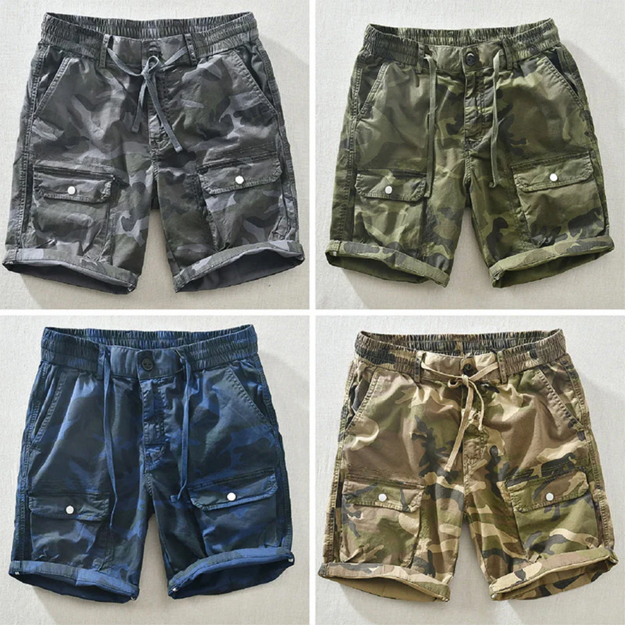 Barcelona Camouflage Print - Shorts CAAYWORLD MEN