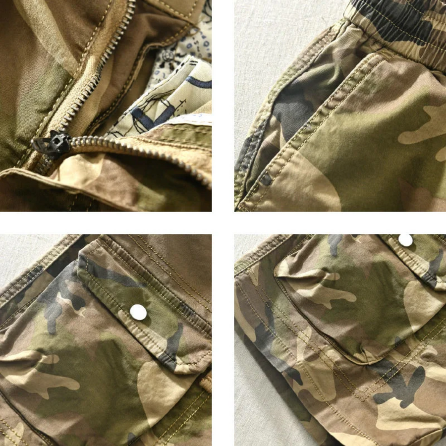 Barcelona Camouflage Print - Shorts CAAYWORLD MEN