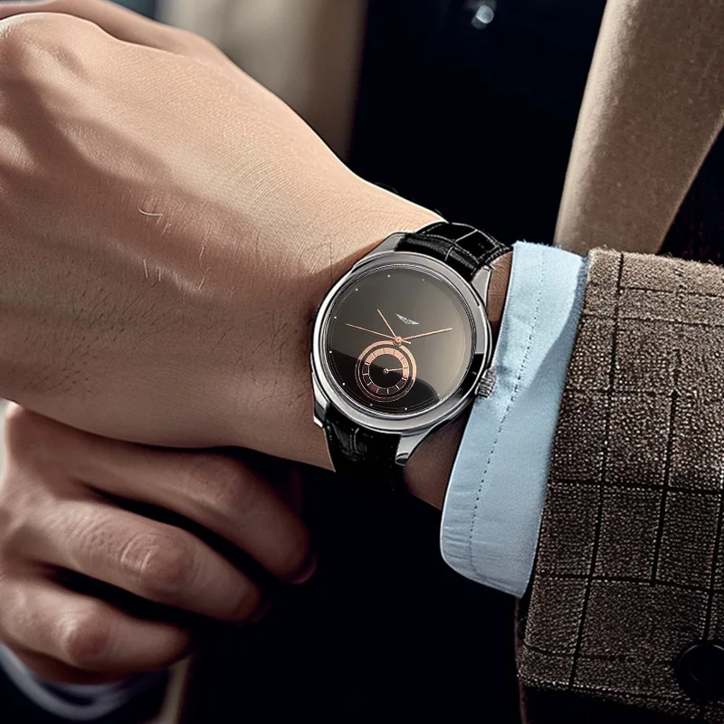 Baron Leather Strap Classic - Watch CAAYWORLD MEN