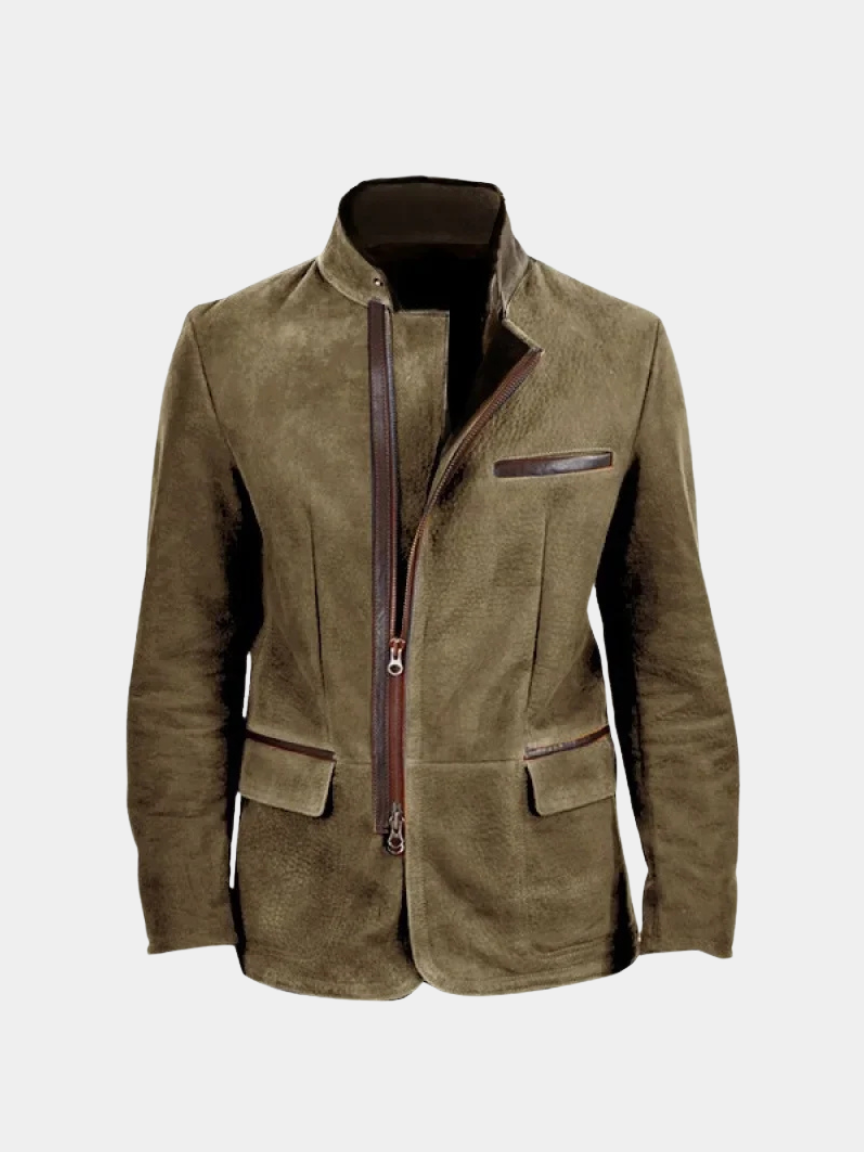 Bearstone Suede Field Coat - CAAYWORLD CAAYWORLD