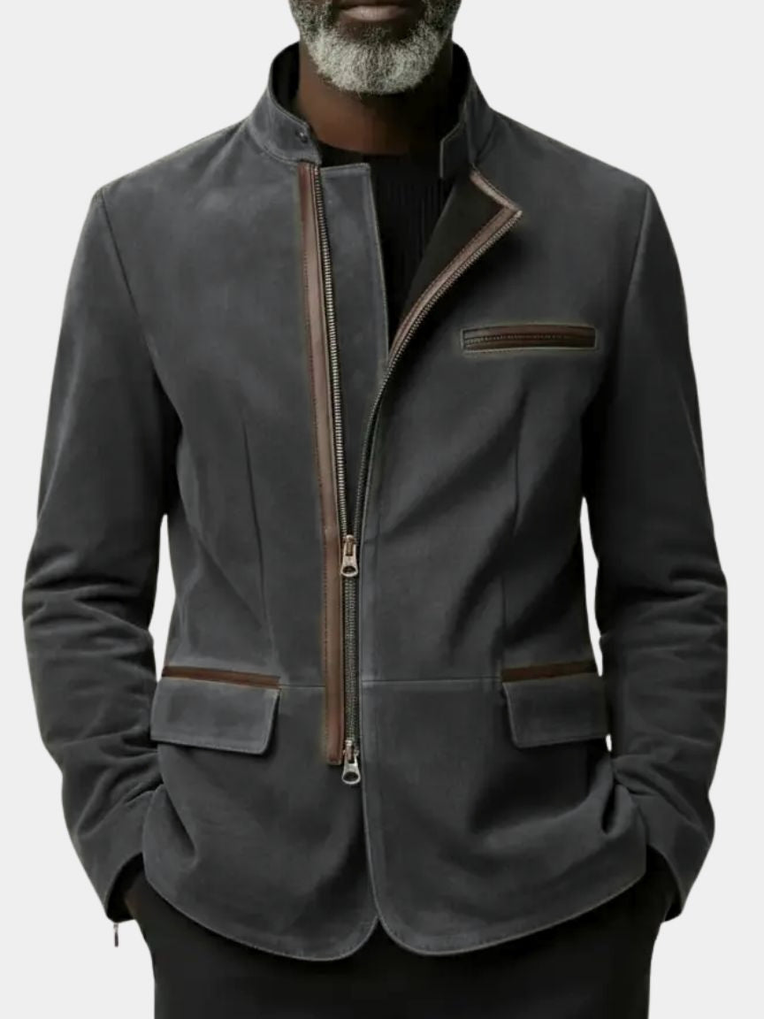 Bearstone Suede Field Coat - CAAYWORLD CAAYWORLD