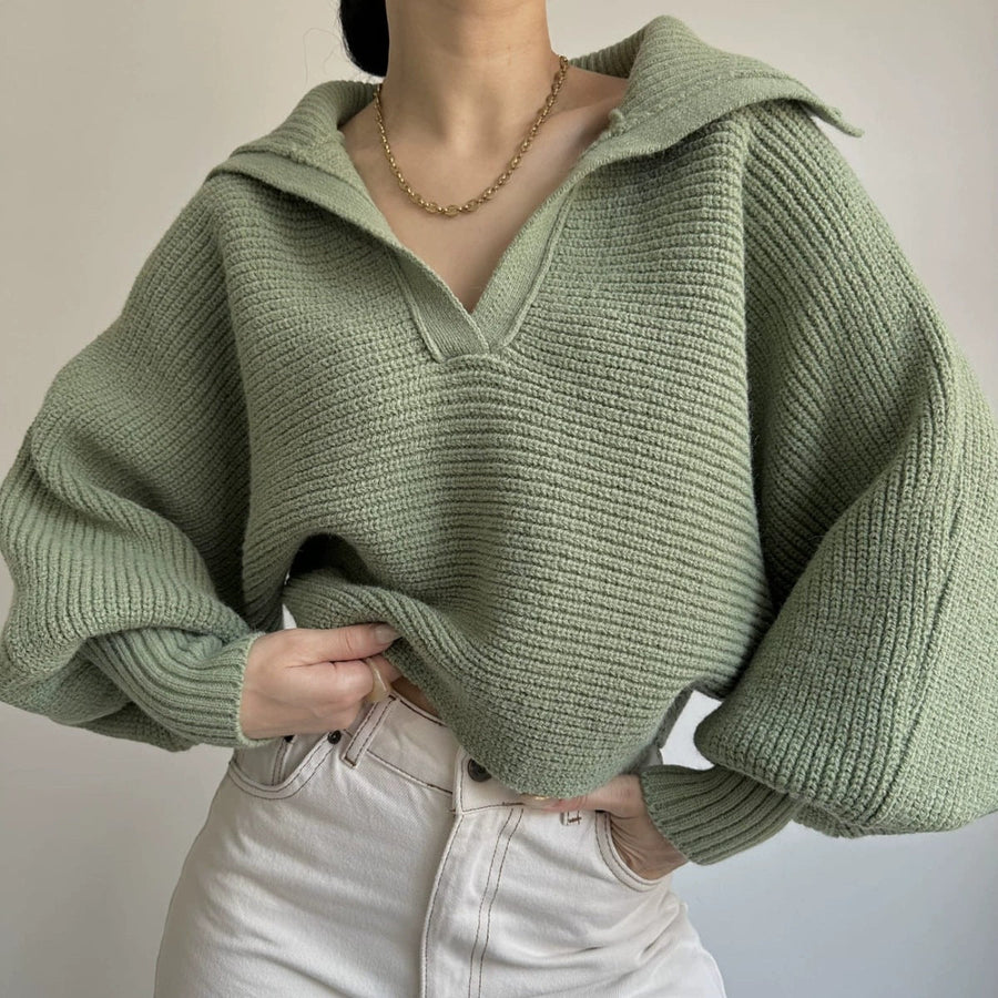 Bella Ribbed Knit - Sweater CAAYWORLD
