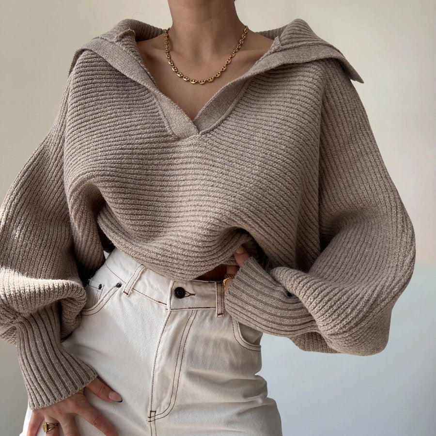 Bella Ribbed Knit - Sweater CAAYWORLD
