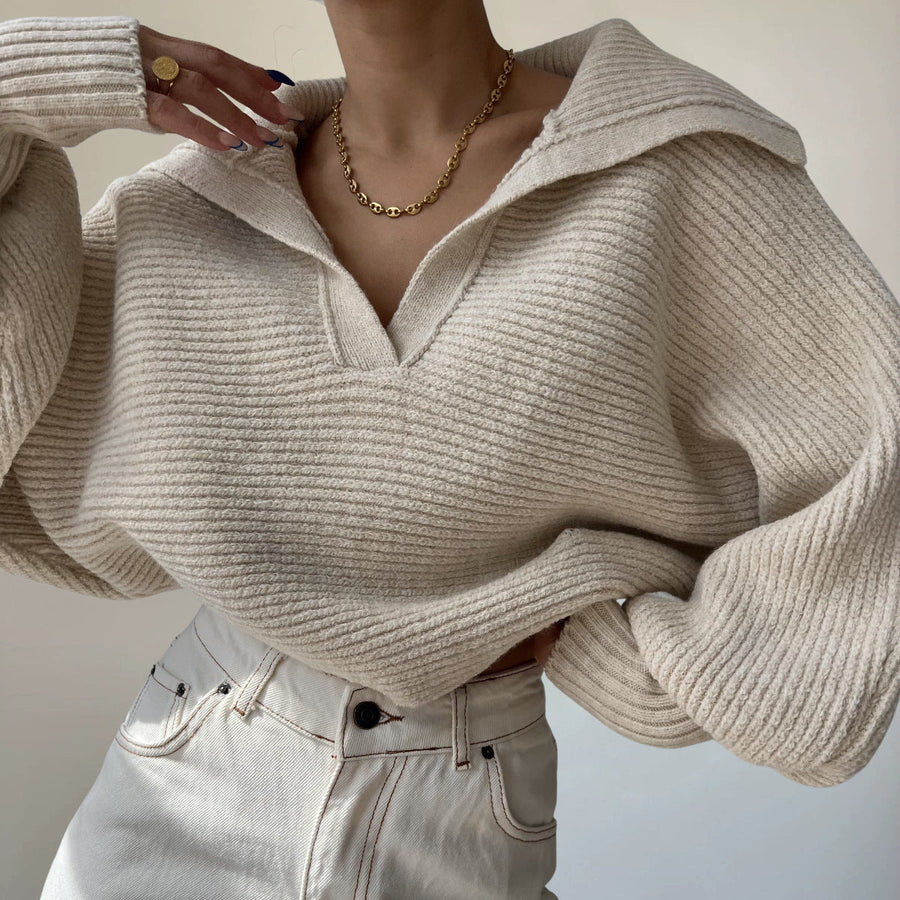 Bella Ribbed Knit - Sweater CAAYWORLD